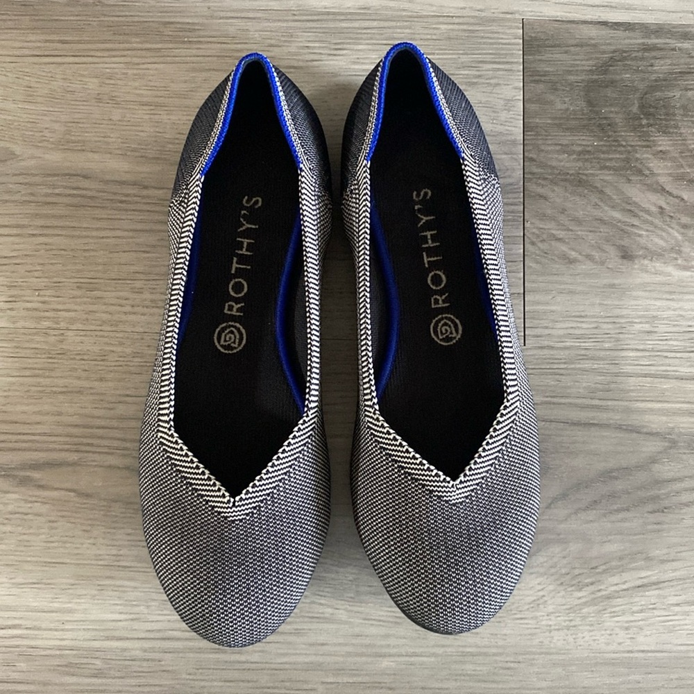 Rothy’s Charcoal Birdseye Flats